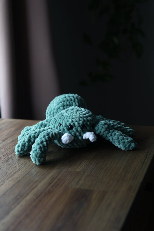 Jumping Spider Plush – Adorable Handmade 9’’ Toy jumping spider - Spooder Nook