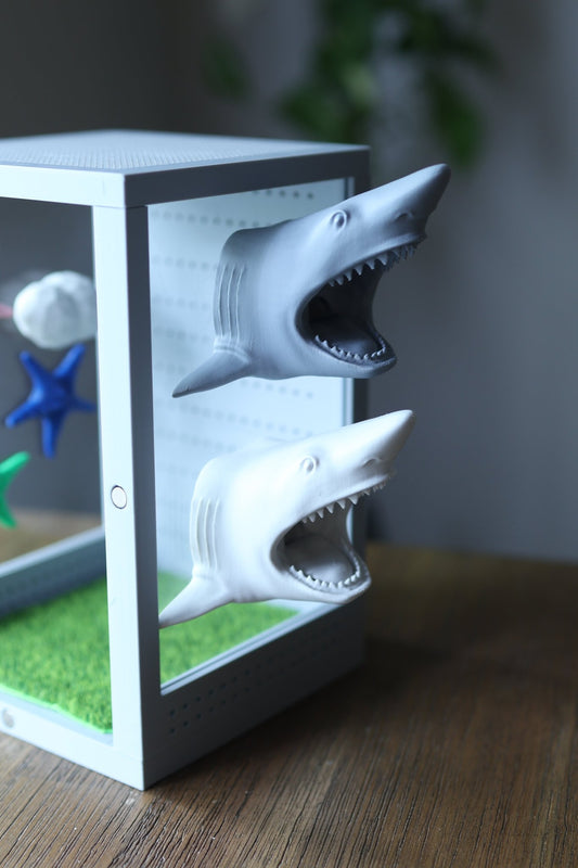 Jumping Spider Shark Head Hide – Enclosure Decor jumping spider - Spooder Nook