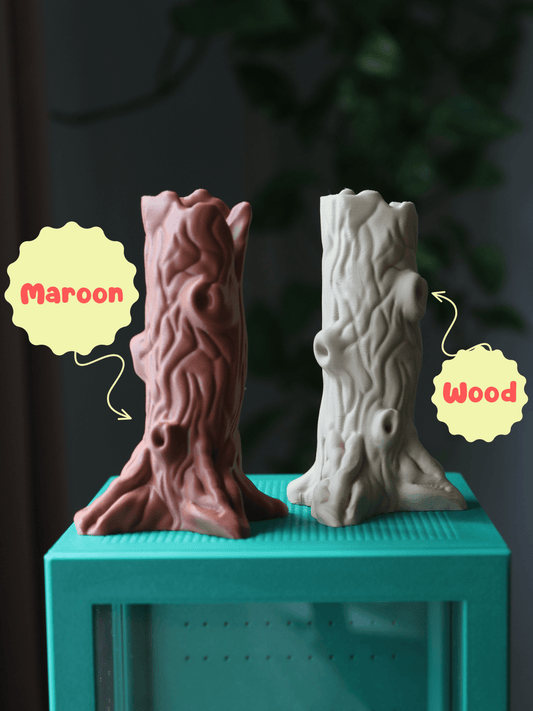 Tree Stump for Spider Enclosures - Natural style Terrarium Decor for Vivariums jumping spider - Spooder Nook