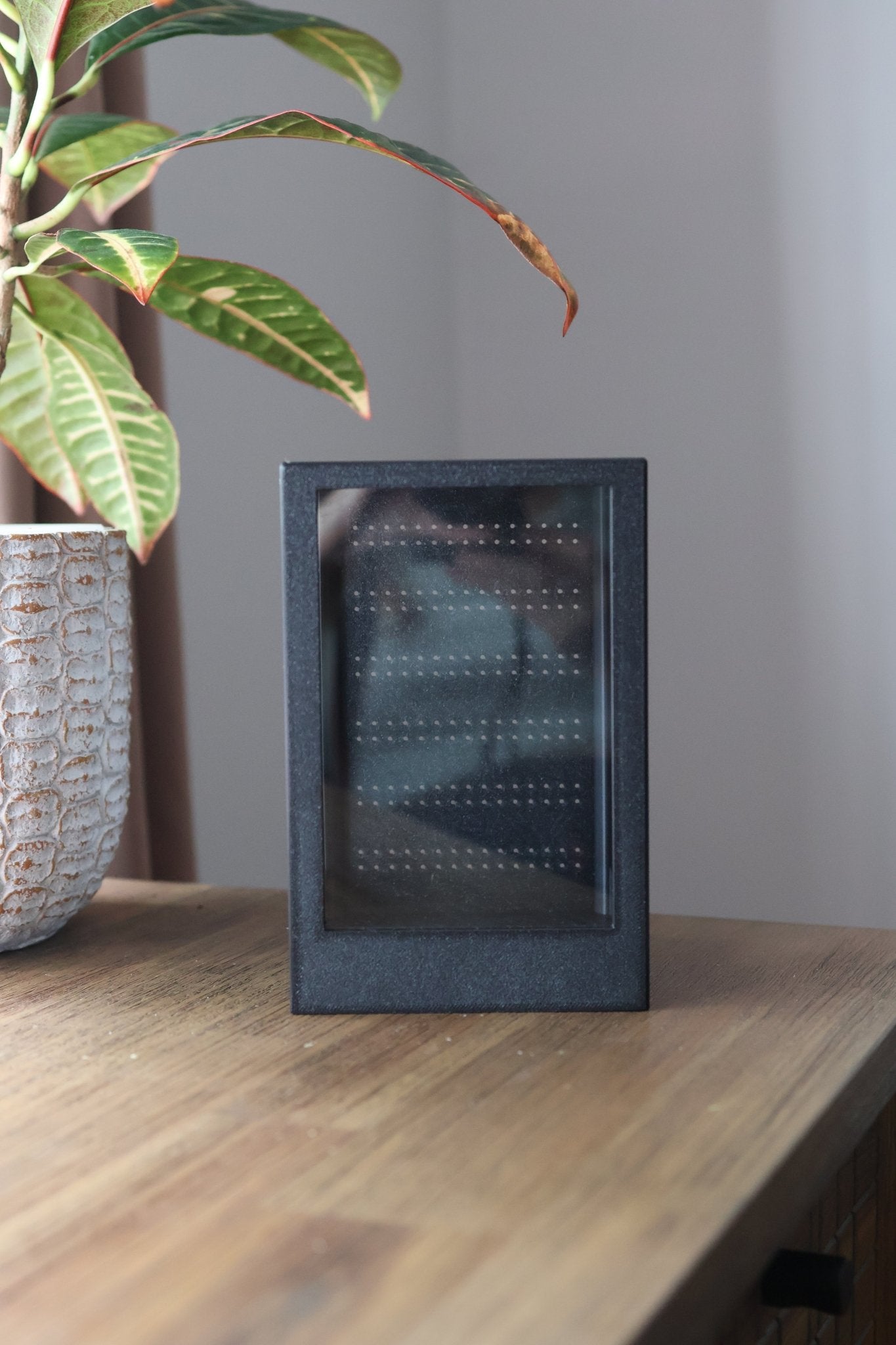 Mini terrarium with front door opening