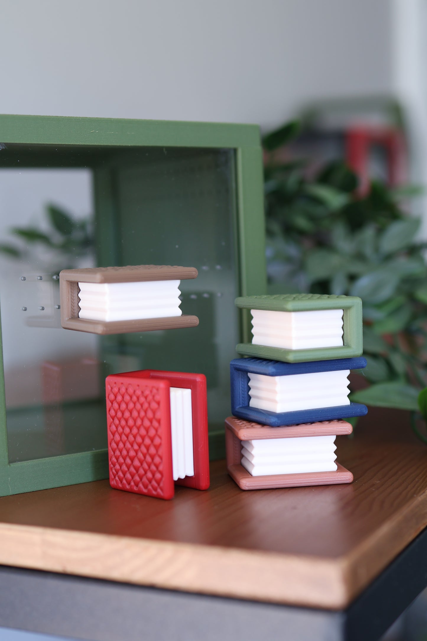 3D-printed jumping spider ledges: Book-shaped eco-friendly mini library habitat
