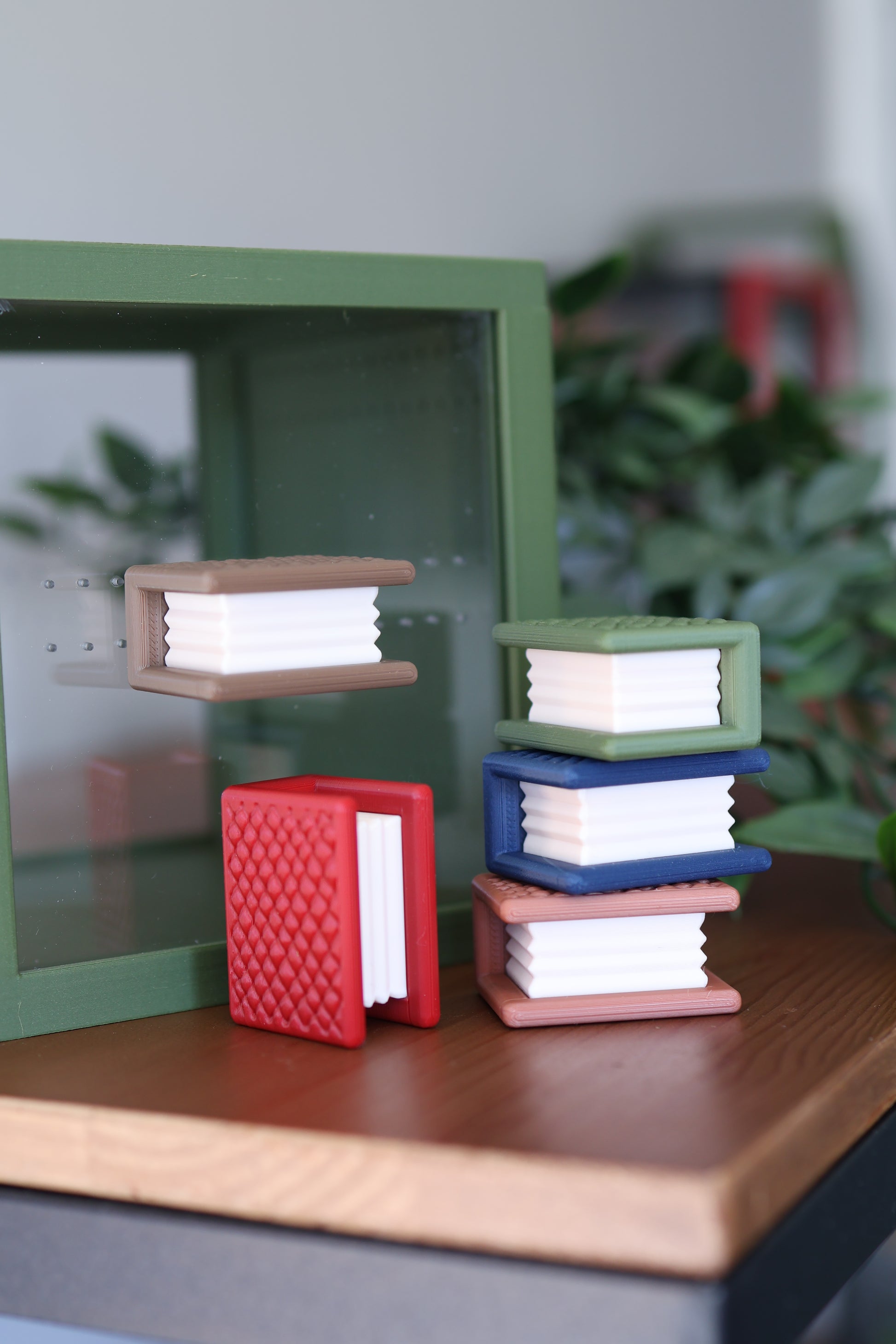 3D-printed jumping spider ledges: Book-shaped eco-friendly mini library habitat
