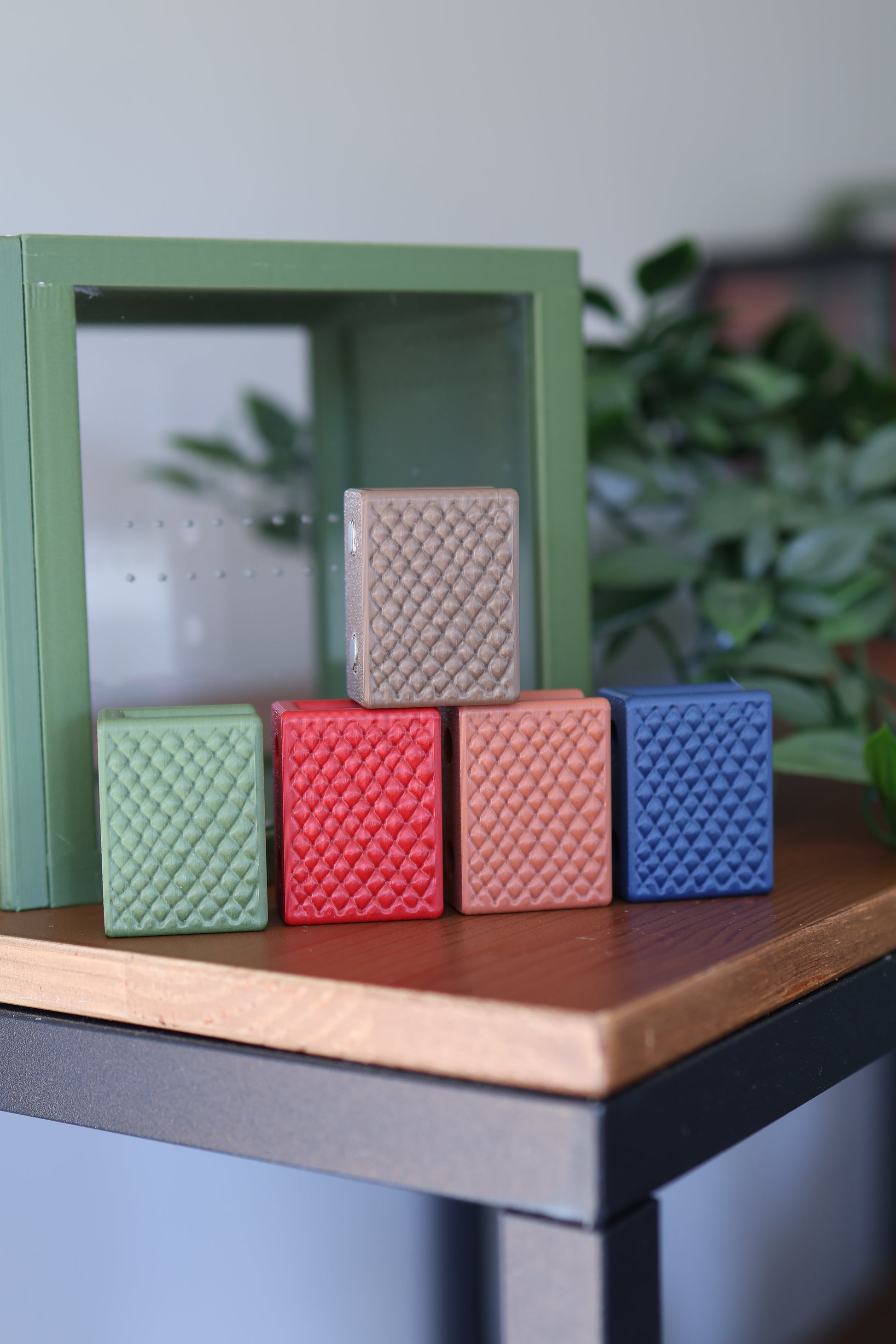 3D-printed book-shaped jumping spider ledge, eco-friendly mini library habitat, available in multiple colors