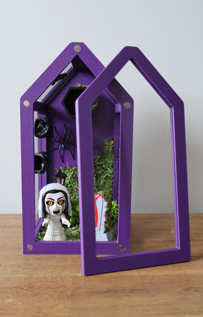 Jumping Spider Enclosure - Black Widow - 4x4x9