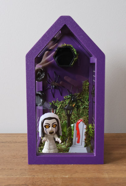 Jumping Spider Enclosure - Black Widow - 4x4x9