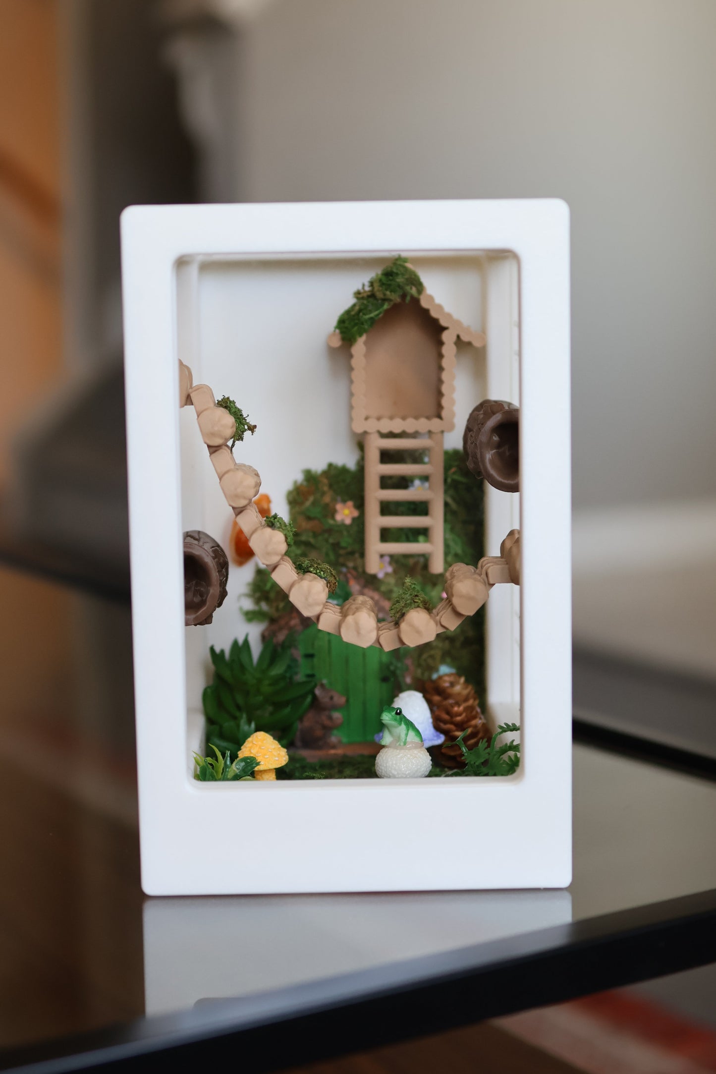 Jumping Spider Enclosure – Nature’s Refuge with Natural Moss