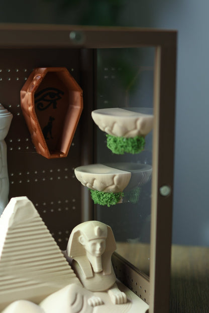 Jumping Spider Enclosure Decorated : Egyptian Theme Design
