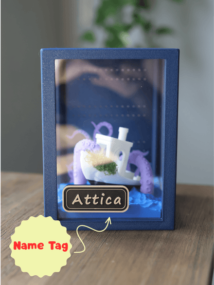 Jumping Spider Enclosure Decorated : Egyptian Theme Design