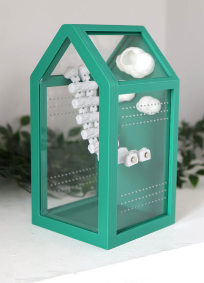 complete 3D printed jumping spider habitat with accessories
