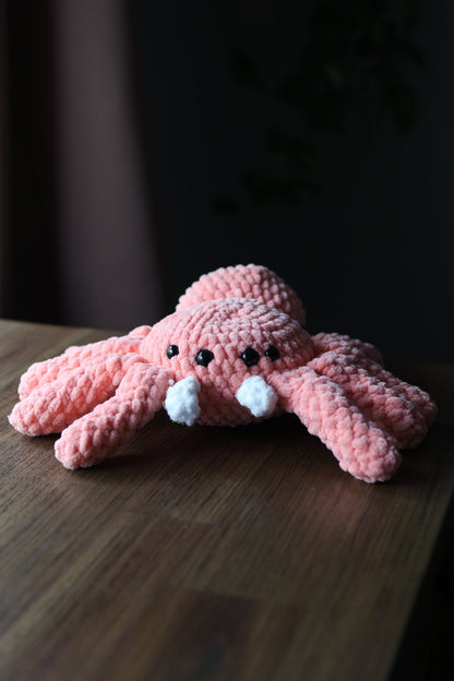 Jumping Spider Plush – Adorable Handmade 9’’ Toy jumping spider - Spooder Nook