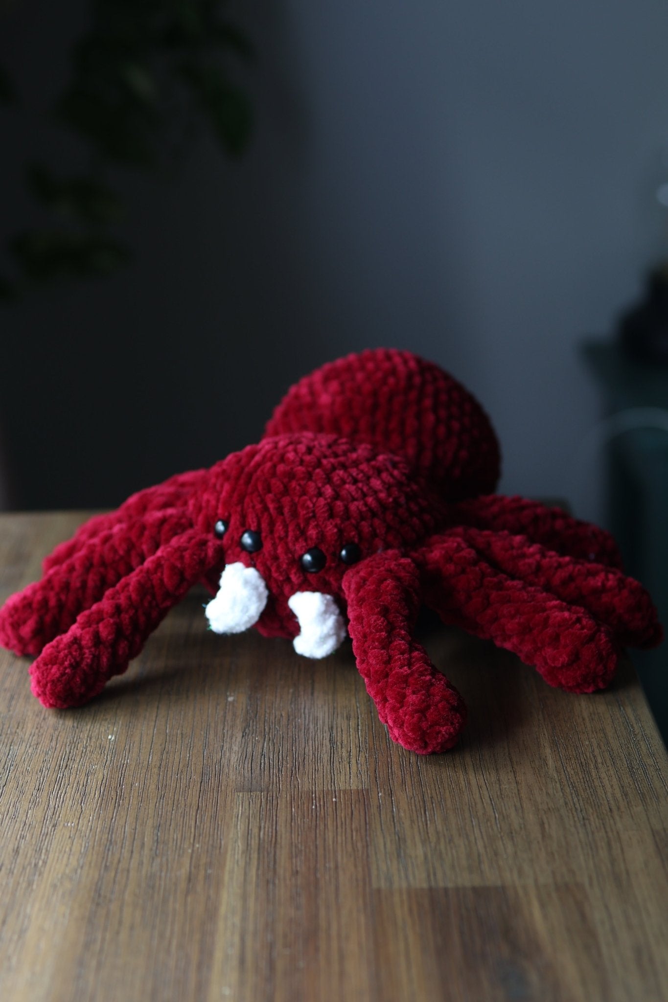 Jumping Spider Plush – Adorable Handmade 9’’ Toy jumping spider - Spooder Nook