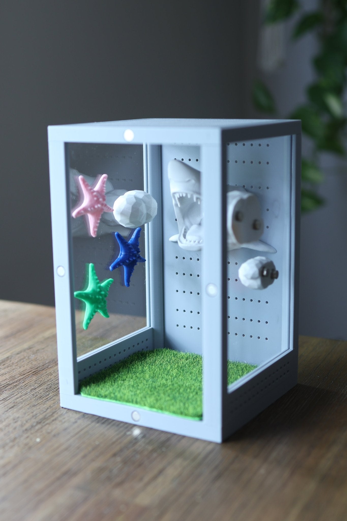 Jumping Spider Shark Head Hide – Enclosure Decor jumping spider - Spooder Nook