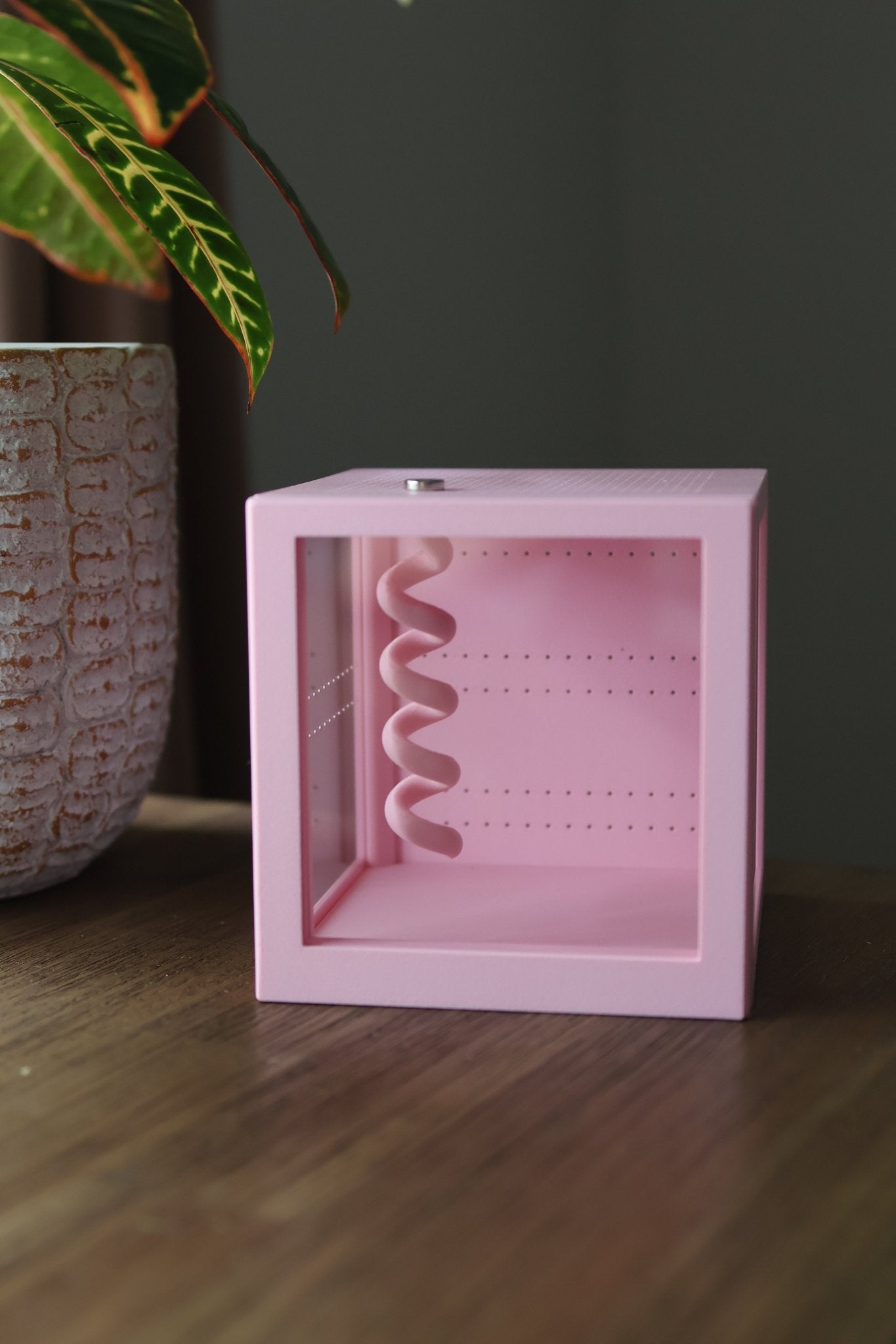 Juvenile Spider or Mantis Enclosure – Small Acrylic Habitat with Magnetic Front and Ventilation jumping spider - Spooder Nook