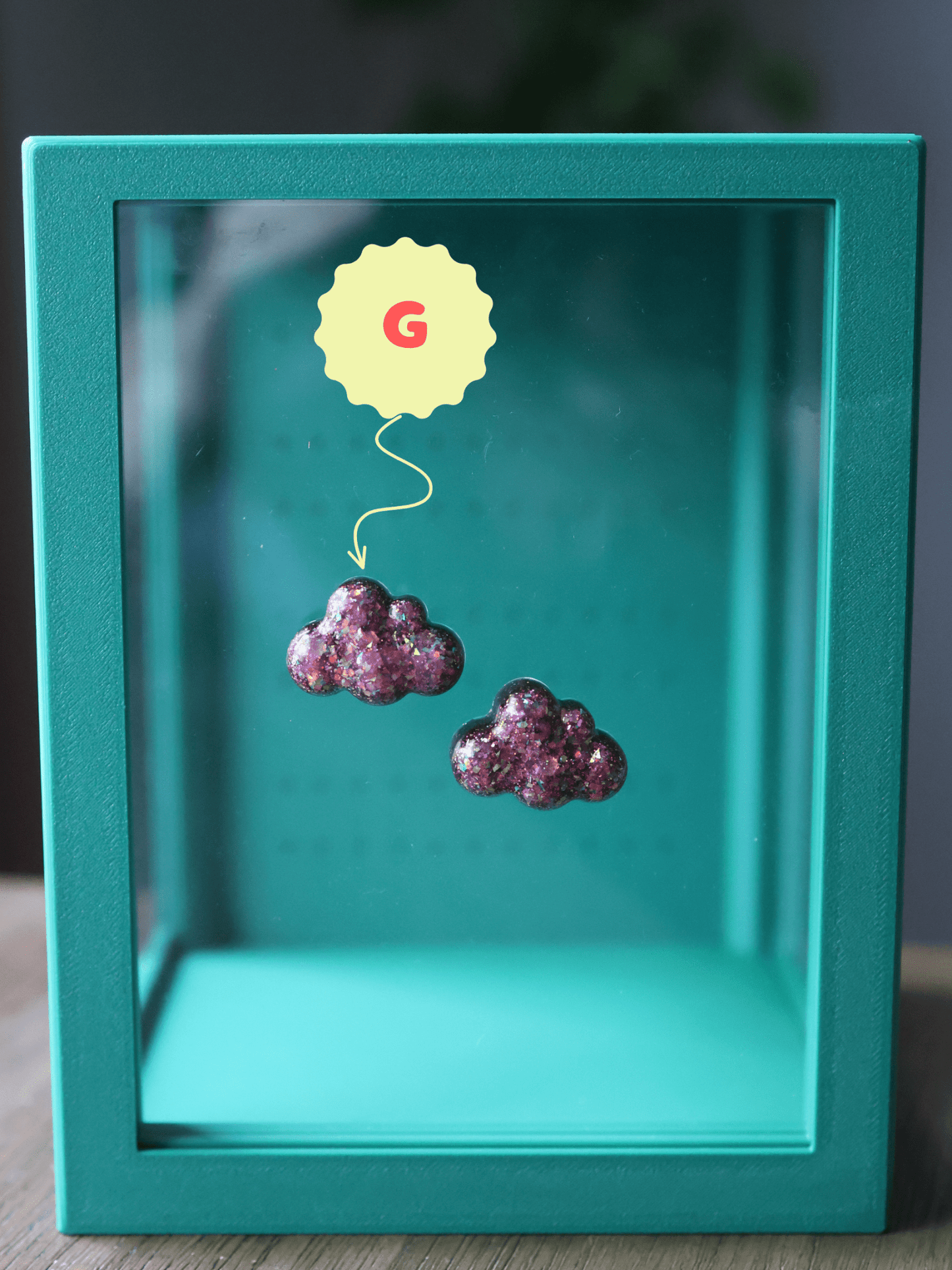 Set of 2 Magnetic Clouds – Jumping Spider Enclosure Accessory jumping spider - Spooder Nook
