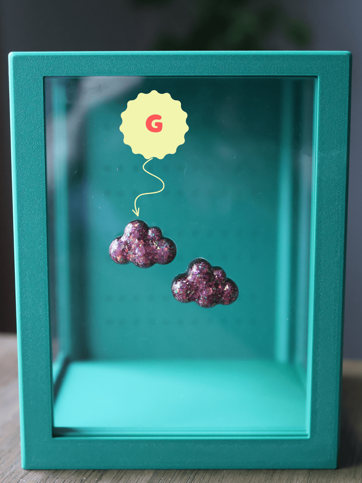 Set of 2 Magnetic Clouds – Jumping Spider Enclosure Accessory jumping spider - Spooder Nook