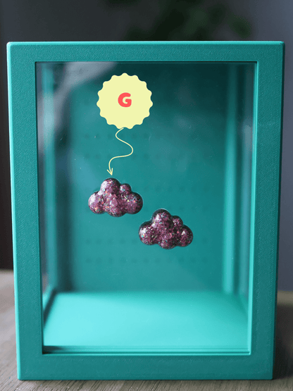 Set of 2 Magnetic Clouds – Jumping Spider Enclosure Accessory jumping spider - Spooder Nook