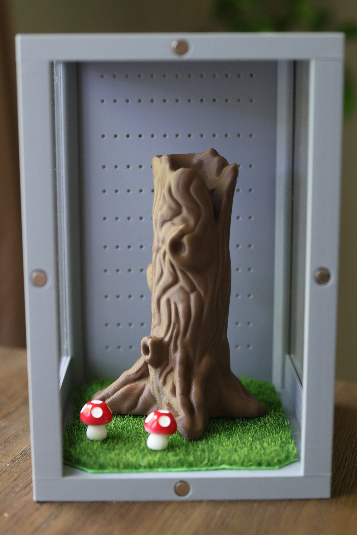 Tree Stump for Spider Enclosures - Natural style Terrarium Decor for Vivariums jumping spider - Spooder Nook