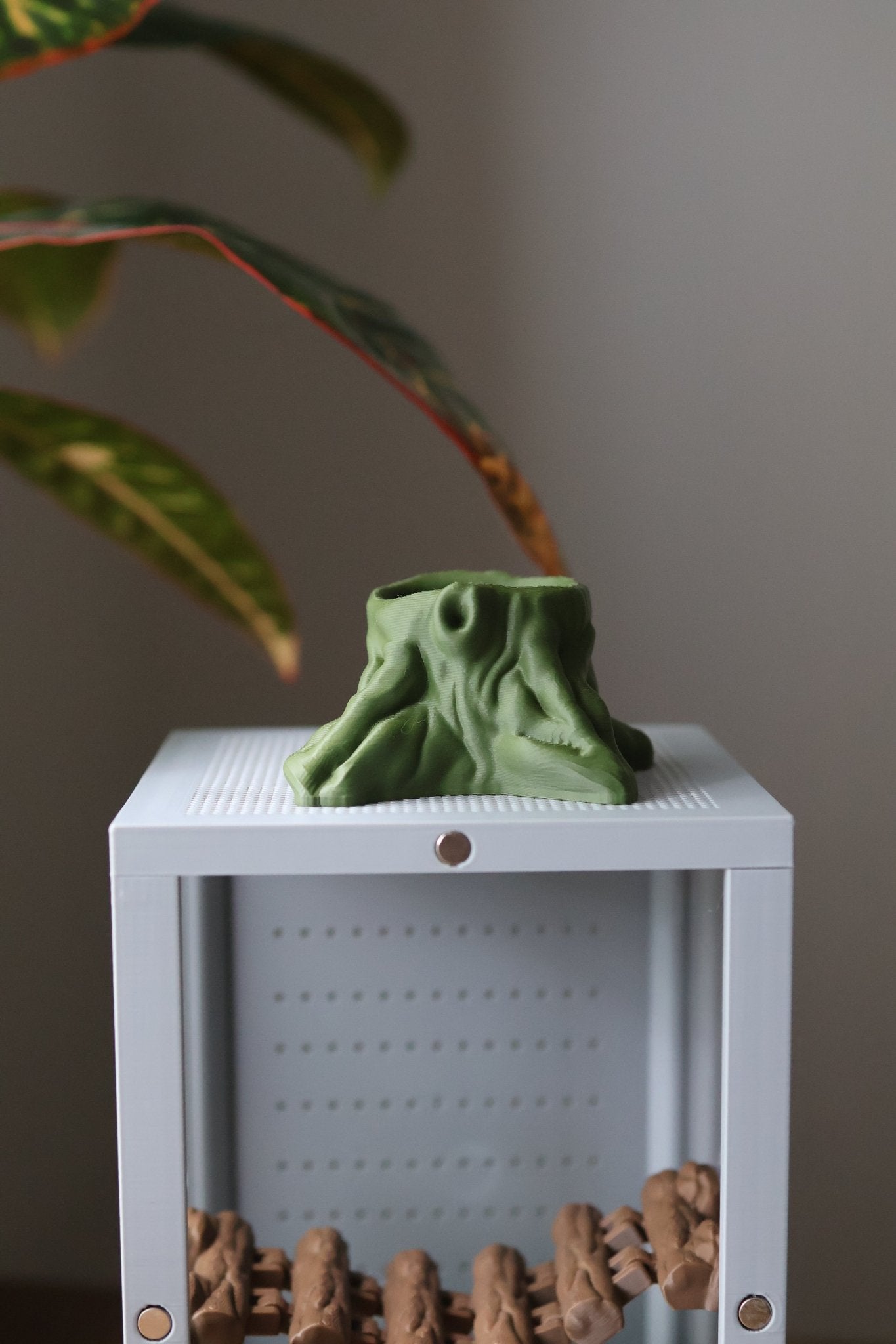 Tree Stump Hideout for Jumping Spider - Arboreal Spider Shelter jumping spider - Spooder Nook