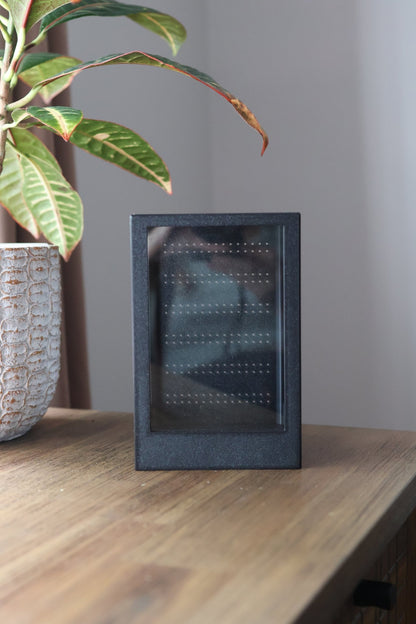 Mini terrarium with front door opening 